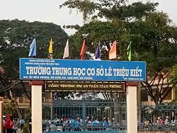 Một góc của THCS Lê Triệu Kiết 